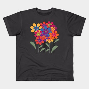 Funky Flowers Kids T-Shirt